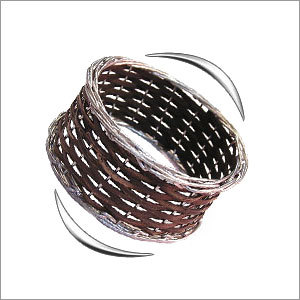Wood and Brass Bangle