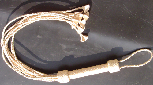 Vegetable Tanned Leather Flogger