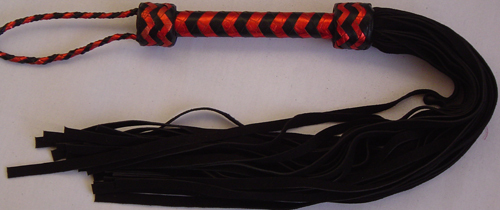 Metallic Leather Flogger