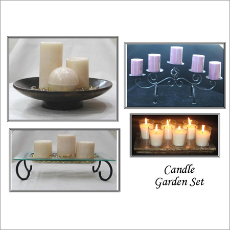 Candles Garden Set