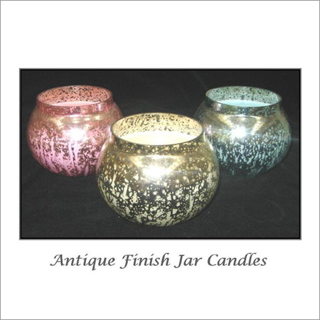 Antique Finish Jar Candles
