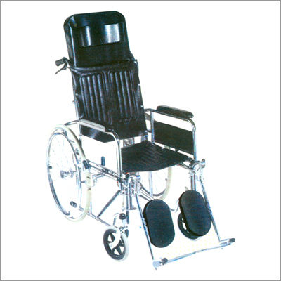 WHEEL CHAIR, Folding+Recline Back (Super DLX):