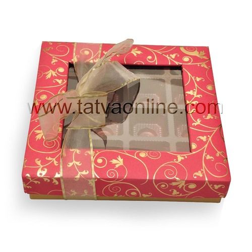 Red Designer Dry Fruit Boxes