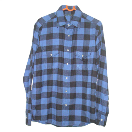Blue & Black Check Shirt
