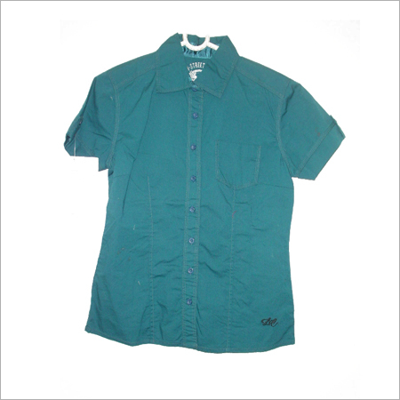 Ladies Poplin Lycra Shirt