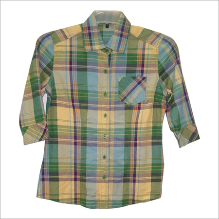 Ladies Checked Blouse
