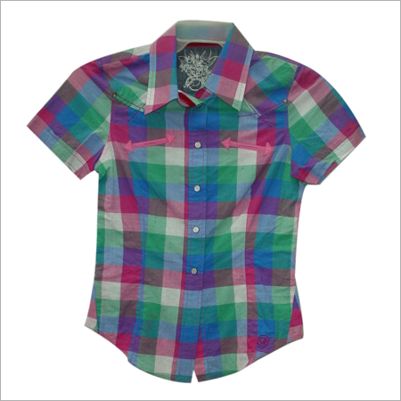 Ladies Short Sleeve Blouse
