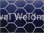 Silver Hexagonal Welded Wire Mesh