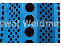 Blue Square Hole Perforated Sheet