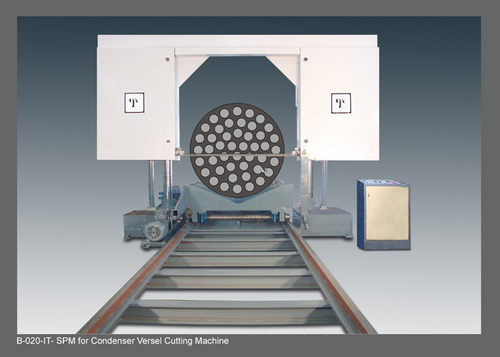 Condensor Vessel Heat Exchanger End Cutting Machine By ITL INDUSTRIES LTD.