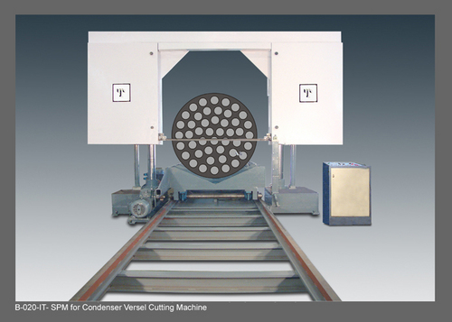 Condensor Vessel Heat Exchanger End Cutting Machine