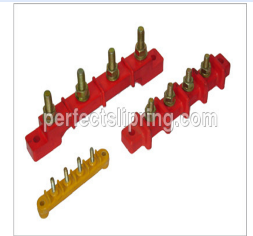 Electric Motor Terminal Plate - Color: Red And Yellow