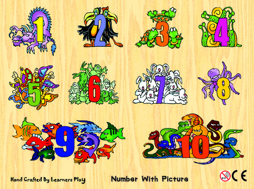 Counting Numbers With Pictures 1-10