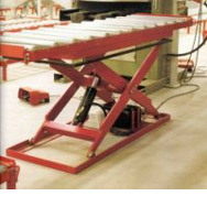 Lifting Table with Roller Conveyor