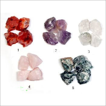 Different types of Rough rocks and quartz moss green rose quartz white agate Crystal Amethyst Carnelian pieces aggregate