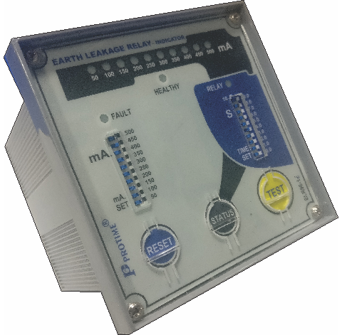 Earth Leakage Relays Elr96-1C/I B:50Ma-500Ma - Contact Load: Low Power