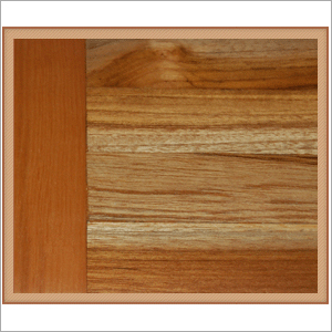 Teak Wood Brown White Flooring - Teak Wood 35x10x140 mm, Polished Finish, Elegant Durable Stylish Easy Clean