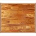 Teak Wood Brown Brick Flooring