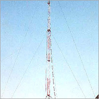 Guyed Mast Telecom Tower
