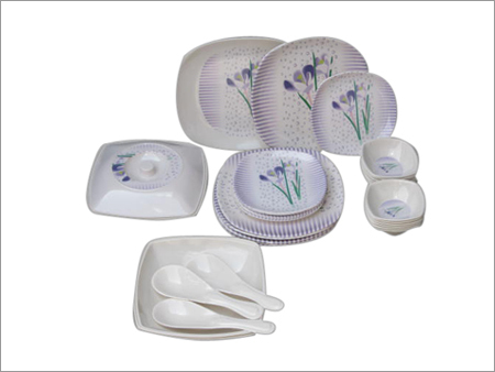 Square shape melamine Dinner Set