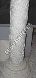 Carved Marble  Pillar