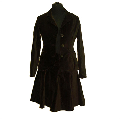 Short Skirt with Fitted Jacket