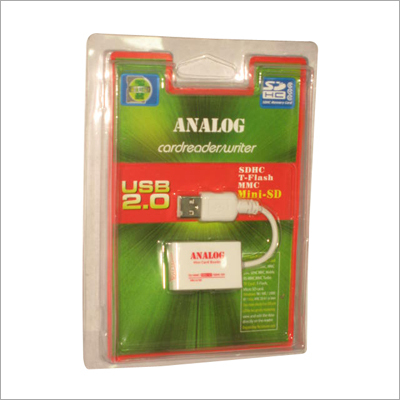 Card reader for Micro-SD, MMC cards