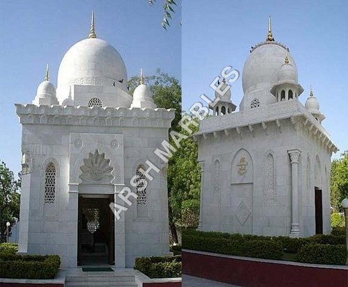 Pure Natural white Marble Monument