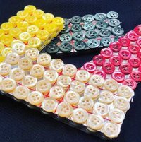 Colored Button - Color: White