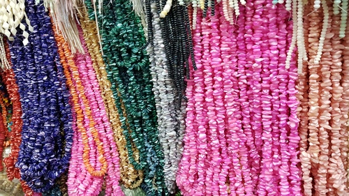 Multi Colour Sea Shell Beads