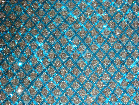 Sequin Embroidery on on silk Georgette Fabrics
