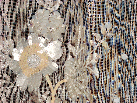 Hand Embroidery on designer net Fabrics