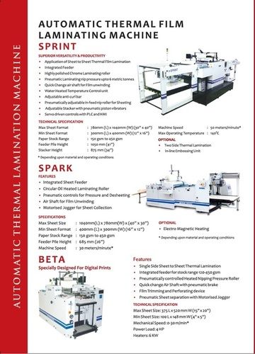 Automatic Thermal Laminating Machine