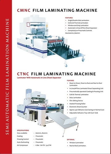 Film Laminating Machine CTNC By SHETH PRINTOGRAPH PVT. LTD.