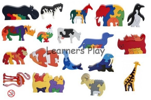 Wooden JIgsaw Puzzles-Animals