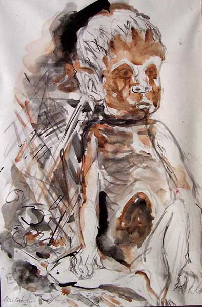 "Cyclone Victory" - Paritosh Sen Paintings