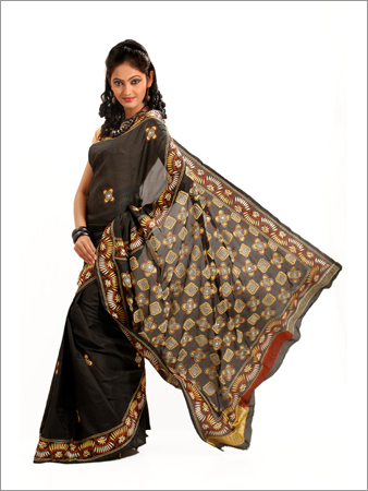 Ari Work in Bangalore Silk Sarees