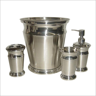Stainless Steel Bathroom Set