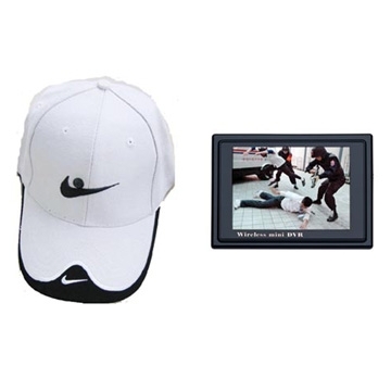 2.4GHz Wireless Cap Camera with DVR