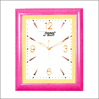 Semi Index Foil Fig Wall Clock