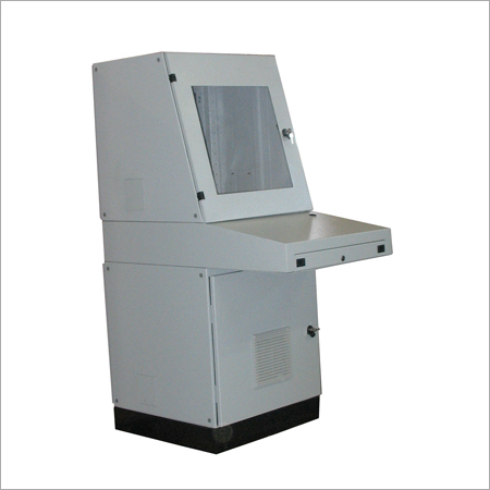 PC Console With Protective Door