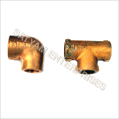 Brass Tee and Elbow