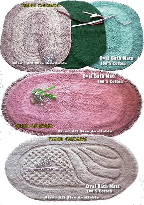Oval Bath Mats