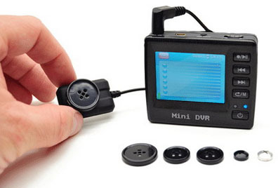 Spy Button Video Camera