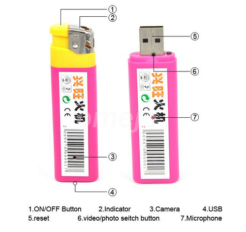 Covert Lighter Camera/Mini Camera Lighter/Mini Lig