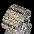 Silver Multi Gemstone Bracelet