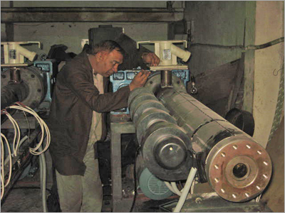 Plastic processing plant