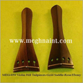 Violin Hill Tailpieces - Rosewood/ebony, Gold Saddle | High-gloss Finish, Elegant Tone Enhancement