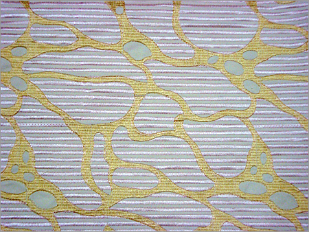 Crewel Embroidered Fabric