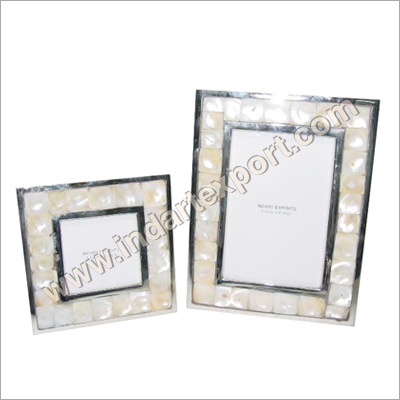 Mother of Pearl Aluminum Photo Frames